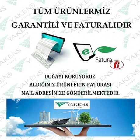 55 Watt Monokristal Güneş Paneli A Kalite Lexron